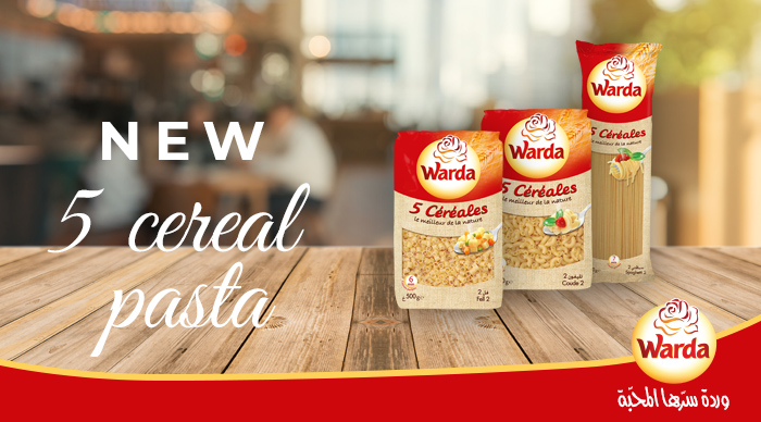 Pâtes Warda innovates and launches 5 cereal pasta