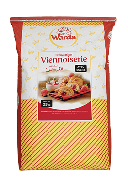 Warda frozen raw pastry mix (with sugar)