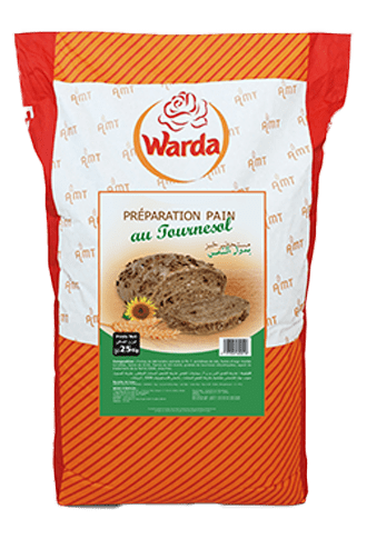 Préparation pour pain de tournesol warda