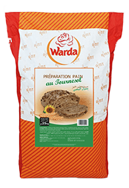 Préparation pour pain de tournesol warda