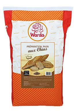 Pain au chia -Warda