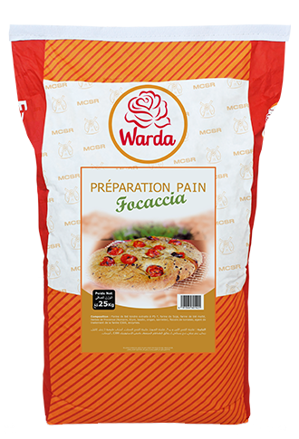 Préparation pour pain focaccio - warda