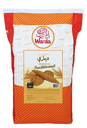 Préparation pour pain traditionnel warda