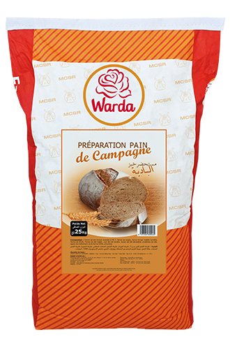 Préparation pour pain de campagne warda